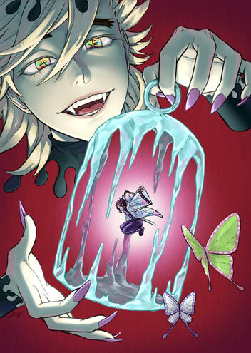 Douma vs Shinobu - Demon Slayer