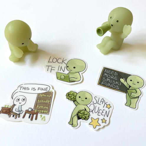 Smiski Stickers