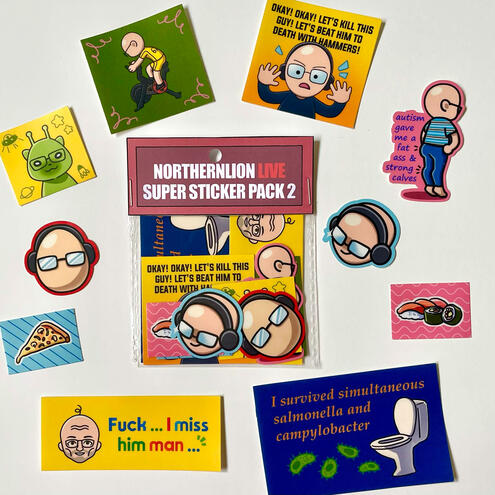 Northernlion Sticker Pack 2